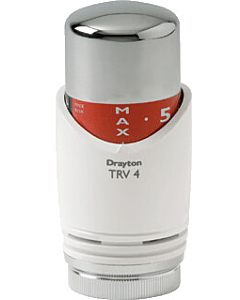 DRL Drayton thermostatisch regelelement M30 x 1.5 wit/chroom