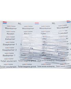 Variotherm Variokomp labels t.b.v. verdelers (NL)