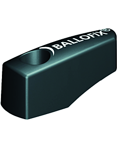 Broen Ballofix hendel voor kogelafsluiter 18-28 mm zwart