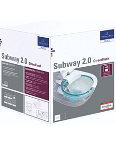 V&B Subway 2.0 combi-pack wandcloset DF QR SC SlimSeat wit C+