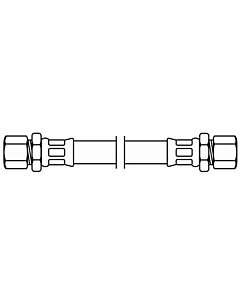 Neoflex flexibele slang DN8 10 x 15 mm knel L= 35 cm