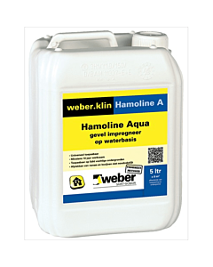 Weber klin Hamoline aqua gevel impregneer  5 liter