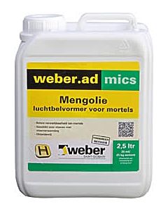 Weber Ad mics mengolie 2.5 liter
