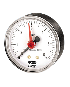 Watts manometer 0-4 bar 1/4" axiaal 63 mm