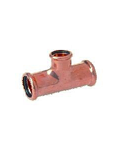Copper gas 6131p T-stuk 22 x 15 x 22 mm pers